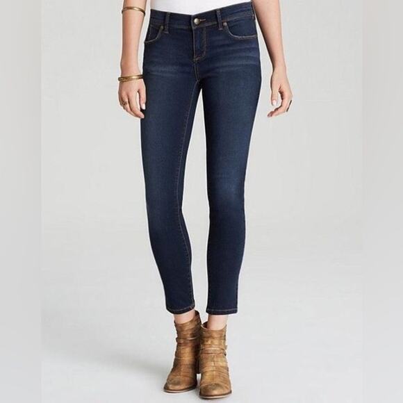 Free People Denim - Free People y2k style skinny jeans dark wash size 26